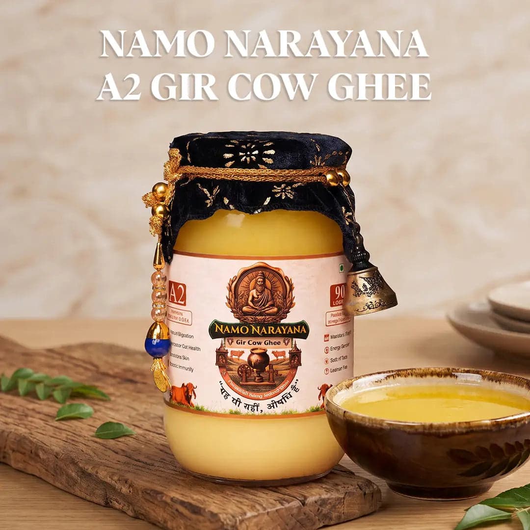Pure A2 Gir Cow Ghee 500 ml – Namo Narayana | Official Namo Narayana ...
