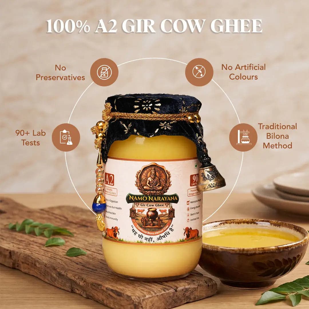 Pure A2 Gir Cow Ghee 1 Litre - photo 3